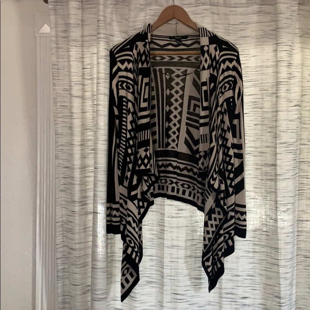 Tribal knit sweater